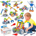 10 in 1 STEM Toys for 5 6 7 8+ Year Old Boy Birthday Gifts Building Toys for Kids Ages 4-8 Educational Stem Activities for Boys 4-6 8-10 Construction Creative Games Christmas Idea Gift