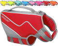 Neoprene Dog Life Vest, Dog Life Jacket for Swimming & Boating, Buoyancy & Comfort for Puppy Doggy, Swimming Vest with Handle, M, Red